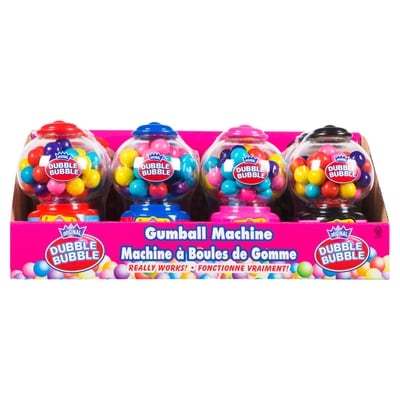 Dubble Bubble Bubble Gum Gumball Machine, Case 12x1.0 ea, $2.08/1ea