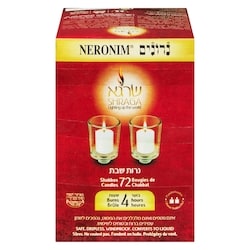 null Bougie noire casher 72 ea, 0,28 $/1ch