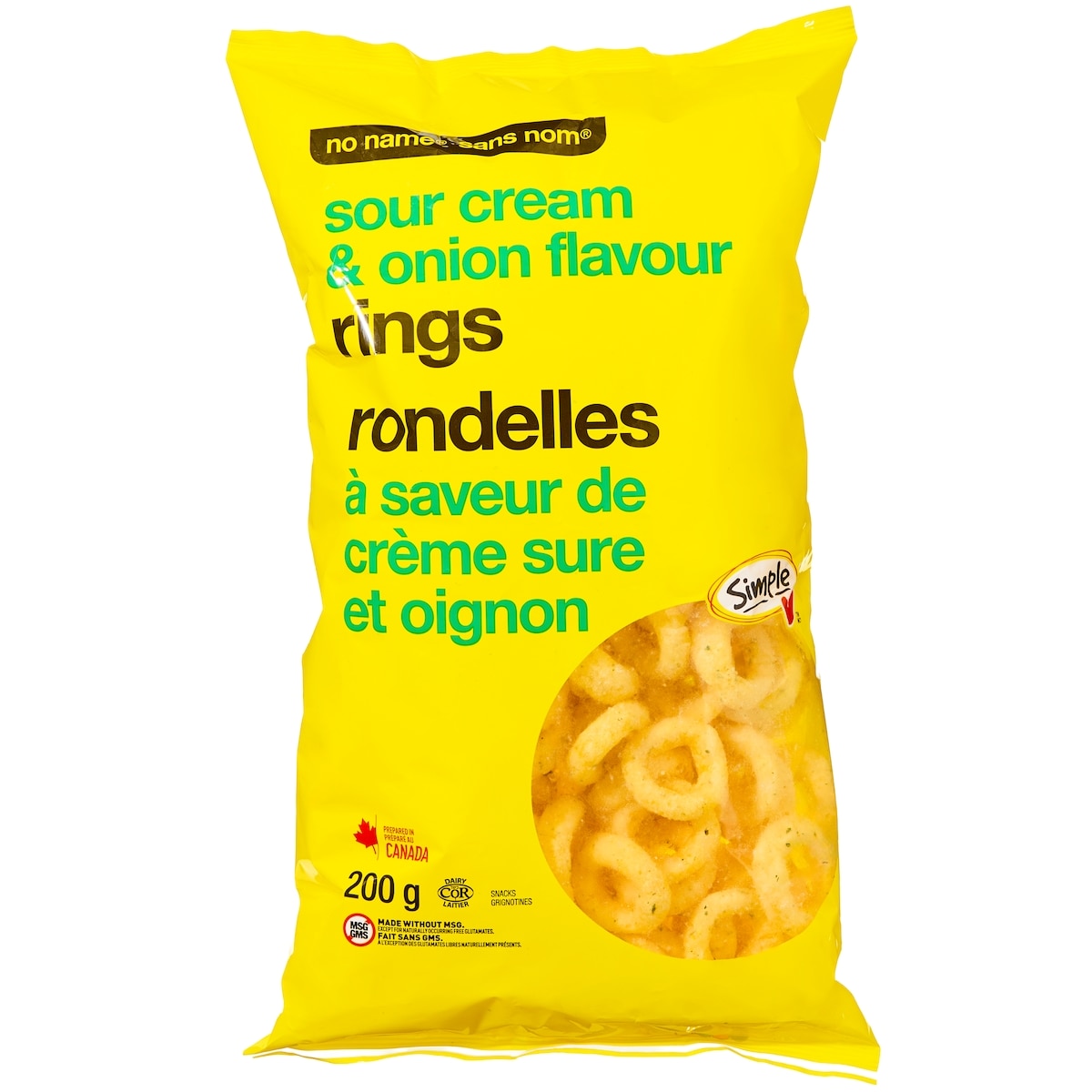 No Name Sour Cream & Onion Rings
