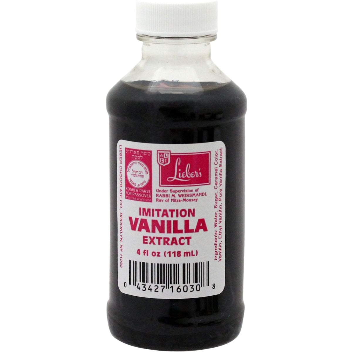 Liebers Imitation Vanilla Extract 113 g, $6.01/100g
