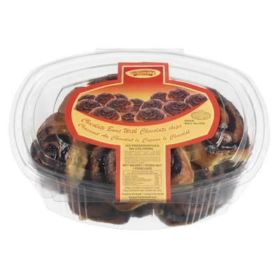 Crown Kosher Chocolate Chip Buns 454 g, $2.53/100g