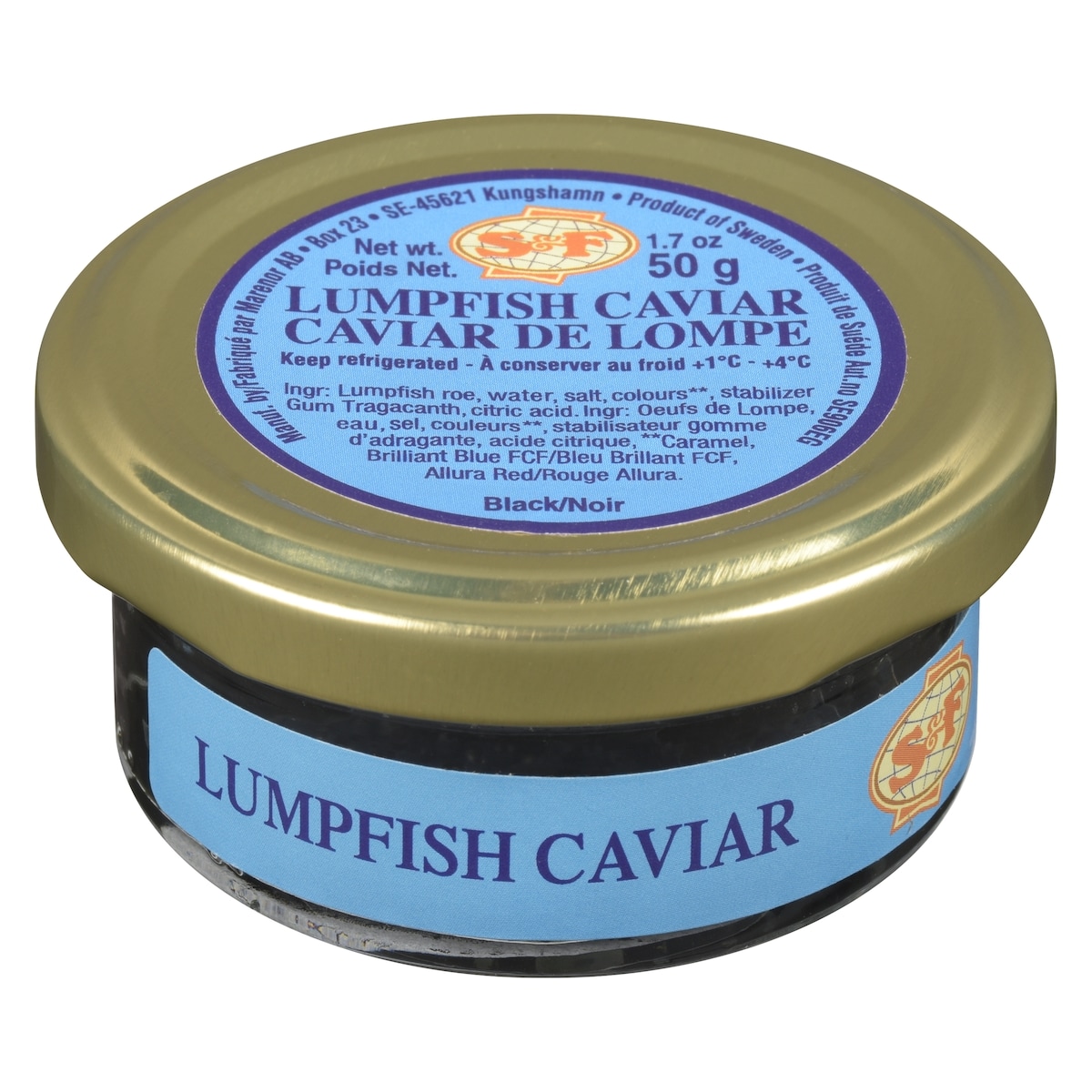 S & F Lumpfish Caviar Black
