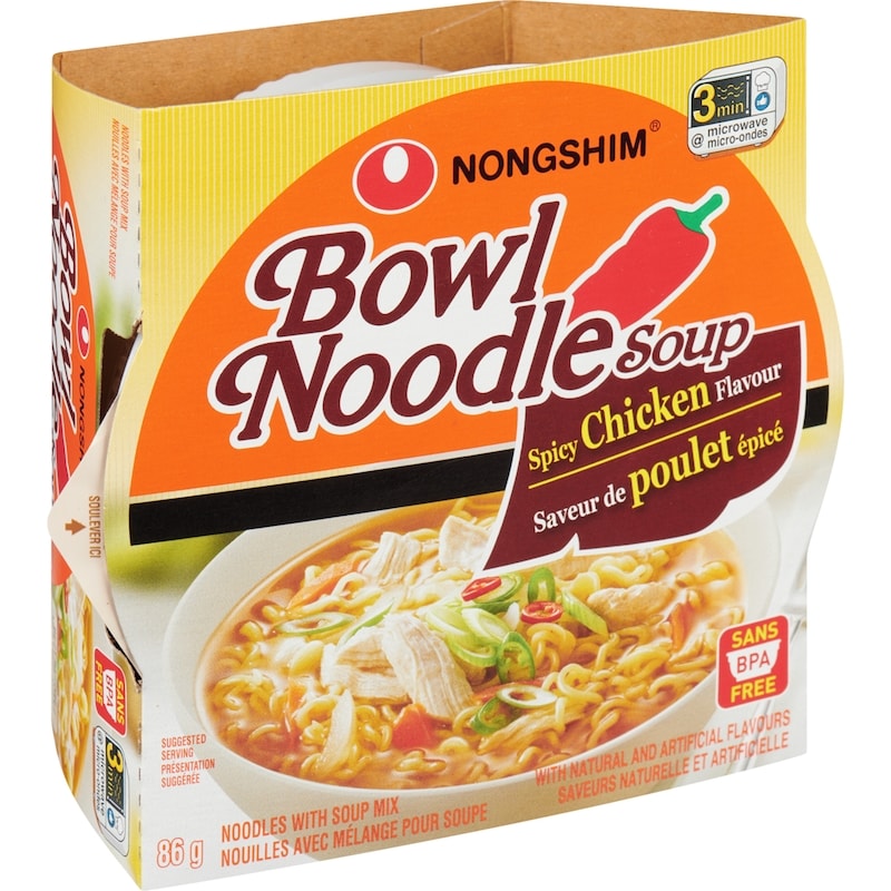 Bowl Noodles, Spicy Chicken