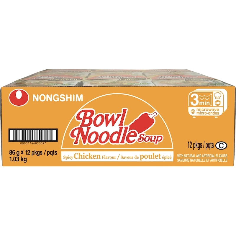 Bowl Noodles, Spicy Chicken