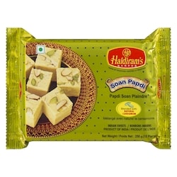 Haldiram’s Sohan papdi 250 g, 1,40 $/100g