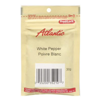 null Atlantic Poivre blanc 30 g, 6,63 $/100g