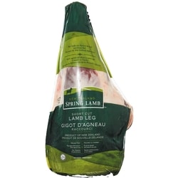 null Gigot d'agneau, congelé 17,62 $/1kg 7,99 $/1lb