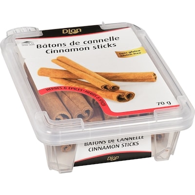 Cannelle en bâtons, 3 po