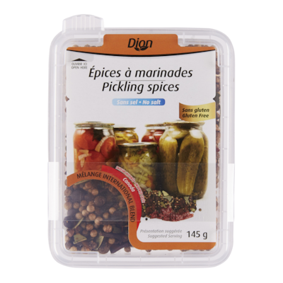Dion Épices à marinades 145 g, 3,44 $/100g