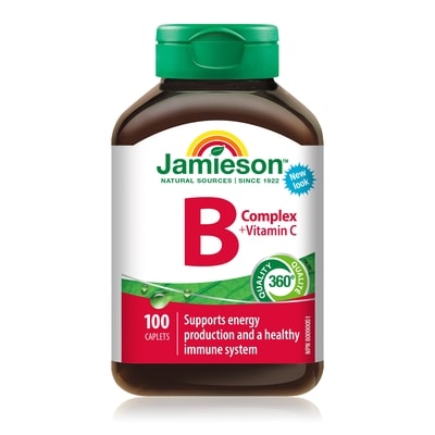 Jamieson B Complex & Vitamin C Caplets 100 ea, $0.17/1ea