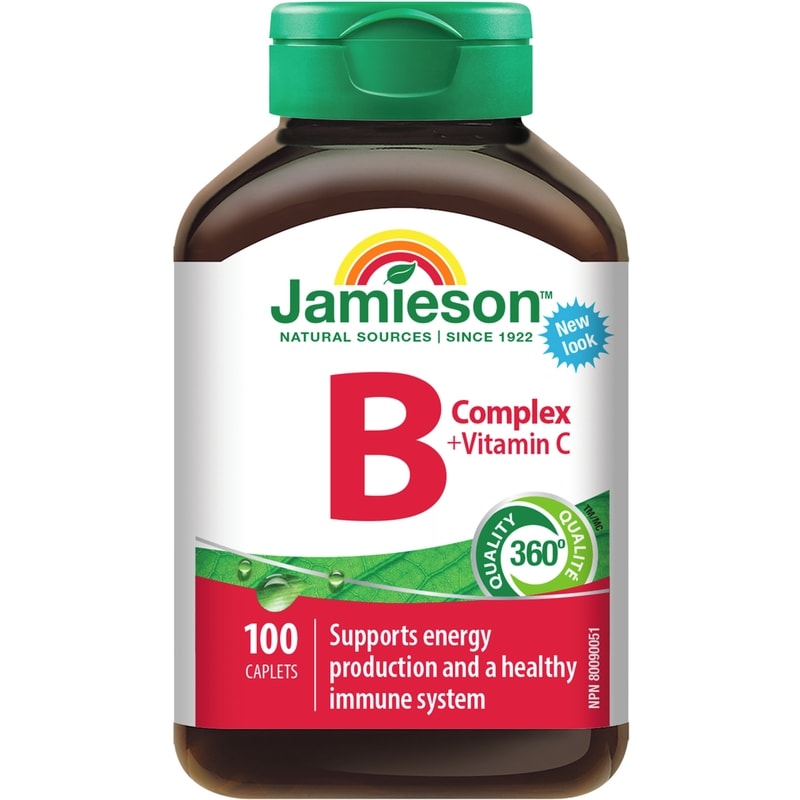 B Complex + Vitamin C Caplets