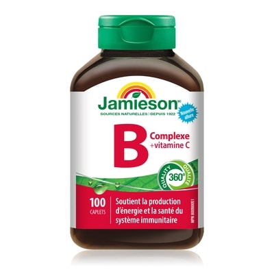 Jamieson Complexe vitamine B et vitamine C 100 ea, 0,18 $/1ch