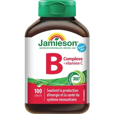 Jamieson Complexe B + Vitamine C 100 ea, 0,14 $/1ch