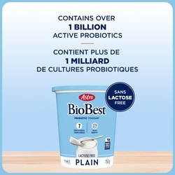 Astro Biobest Lactose Free Probiotic Plain Yogurt 1% - 750 g | No