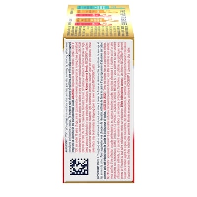 Timbres transdermiques transparents de nicotine Étape 3, 7 mg