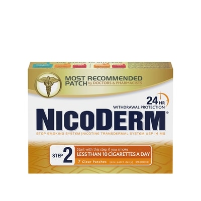 Nicoderm Clear Patch, Step 2 7 ea, $5.78/1ea