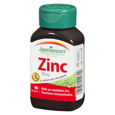 Zinc 50 mg à libération prolongée