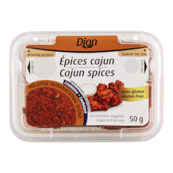 Dion Épices cajun 50 g, 6,00 $/100g