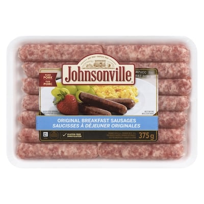 Johnsonville Saucisse à déjeuner originale 375 g, 2,00 $/100g