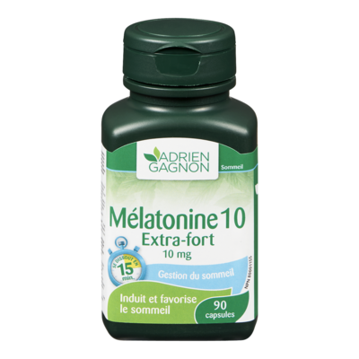 Adrien Gagnon Mélatonine 90 ea, 0,13 $/1ch