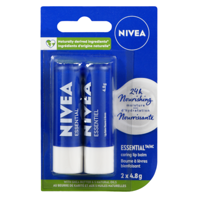 Essential Lip Balm, Twin Pack