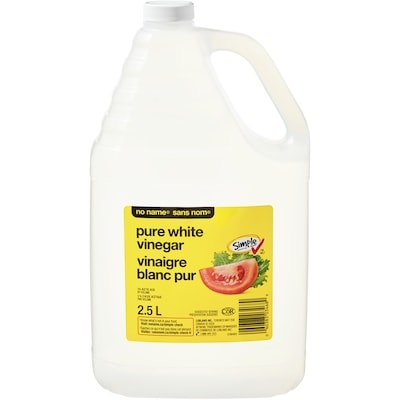 No Name Pure White Vinegar 2.5 l, $0.11/100ml