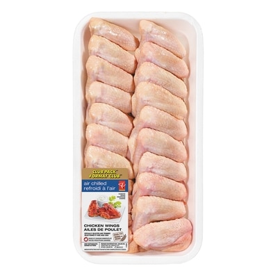 President's Choice Air Chilled Chicken Wings, Club Pack $15.41/1kg $6.99/1lb
