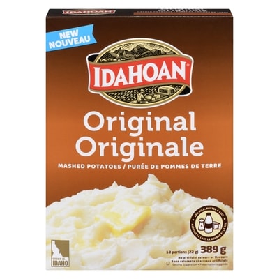 Idahoan Purée de pommes de terre instantanée 389 g, 0,77 $/100g
