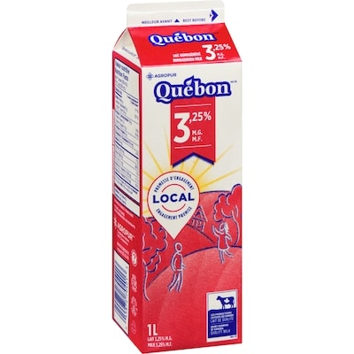 3.25% MF Lait homogénéisé