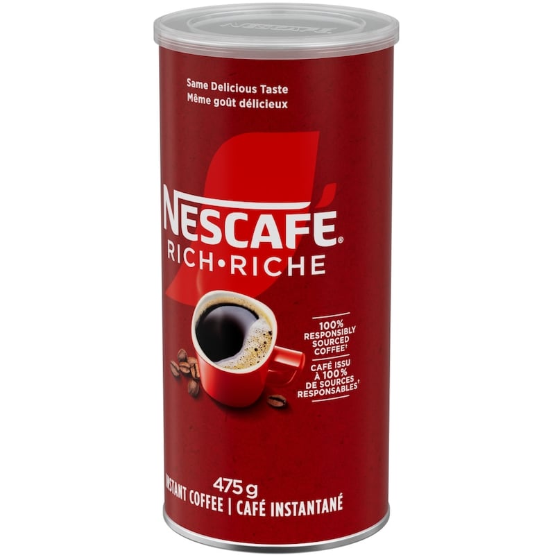 Rich Instant Coffee, Just Add Hot Water