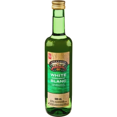 President's Choice Splendido White Condiment with Wine Vinegar 500 ml, $0.66/100ml
