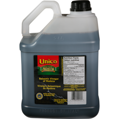 Unico Balsamic Vinegar 5 l, $0.38/100ml