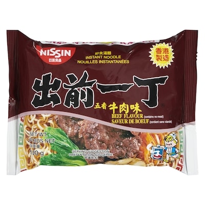 Nissin Demae Ramen, Beef Flavour 100 g, $1.09/100g