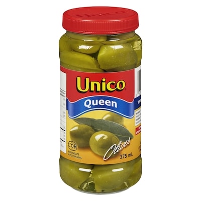 Unico Queen Style Olives 375 ml, $1.14/100ml