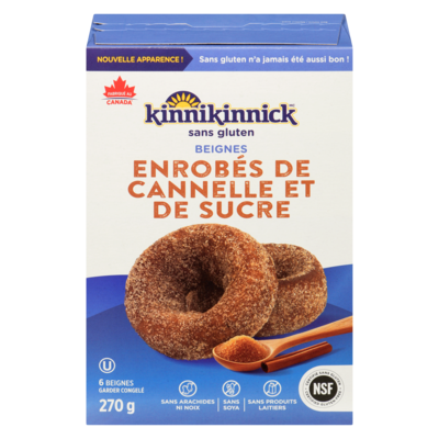 Kinnikinnick Beignes au sucre et à la cannelle sans gluten 270 g, 2,77 $/100g