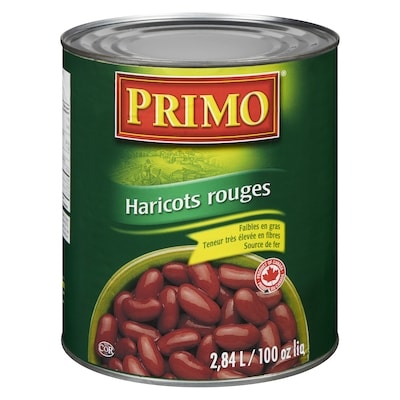 Primo Haricots rouges 2 l, 0,32 $/100ml