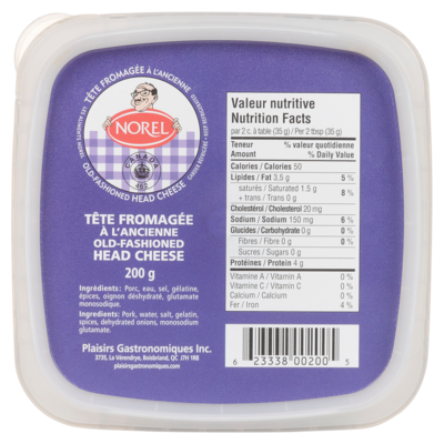 Norel Old-fashioned head cheese 200 g, $2.40/100g