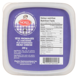 Norel Tête fromagée à l'ancienne 200 g, 2,40 $/100g