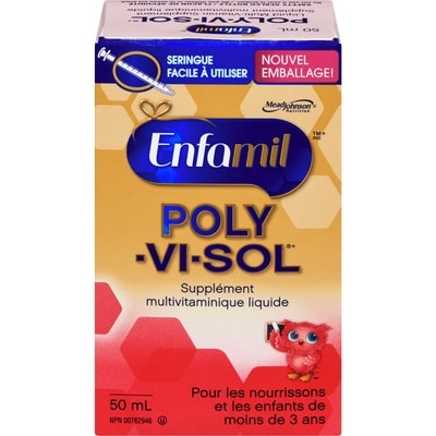 Enfamil Multivitamine Poly-Vi-Sol 50 ml, 44,98 $/100ml