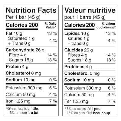 Fruit And Nut Energy Bar Apple