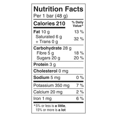 Fruit & Nut Energy Bar, Coconut Cream 5 x 48g