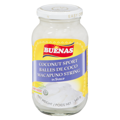 Buenas Coconut Sport in Syrup    340 g, $1.17/100g