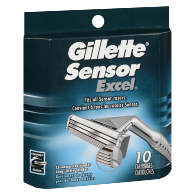 Gillette Sensor Excel Men's Razor Blade Refills, 10 Ct 10 ea, $4.40/1ea
