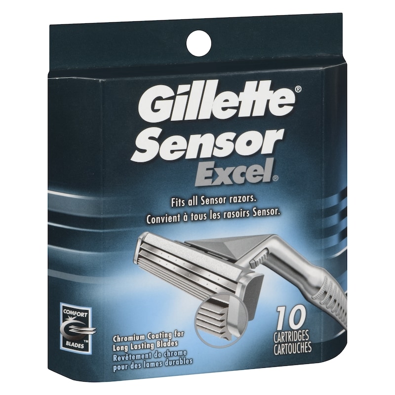 Sensor Excel Men's Razor Blade Refills, 10 Ct