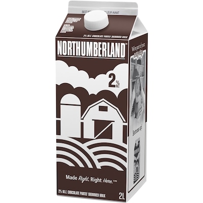 Northumberland 2% Chocolate Milk 2 l, $0.28/100ml