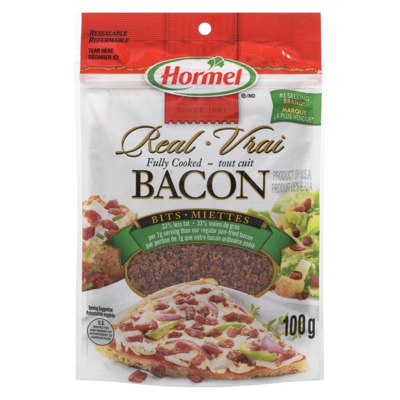 Bacon Bits Less Fat