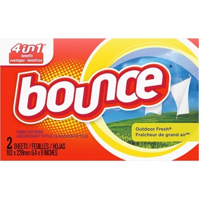 Bounce Dryer Sheet Fabric Softener For Coin Vending Machine, 2 Sheets 1 ea, $40.00/1ea