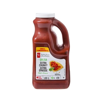 le Choix du Président Salsa extra épaisse douce 1.85 l, 0,70 $/100ml