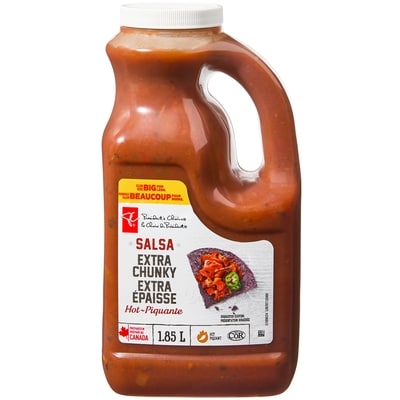 le Choix du Président Salsa extra épaisse piquante 2 l, 0,68 $/100ml