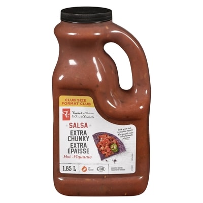 le Choix du Président Salsa extra épaisse piquante 2 l, 0,70 $/100ml
